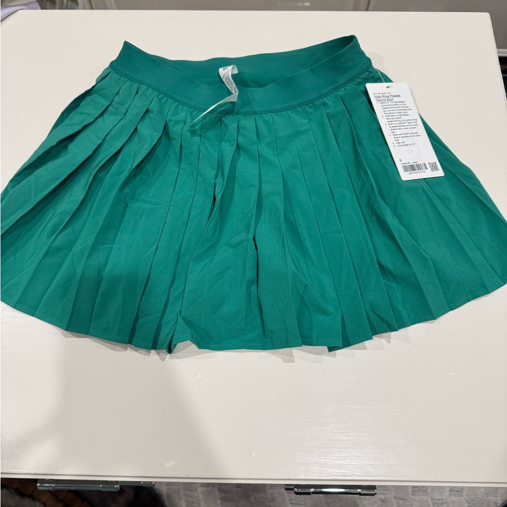 Lulu lemon high rise pleated tennis skirt